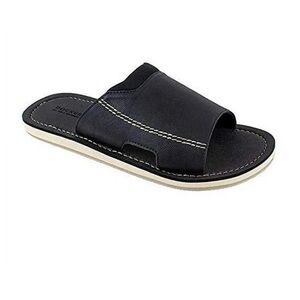 Dockers Men's Slide Sandal, Premium and Classic Comfort, Black, Men's Size 9-10